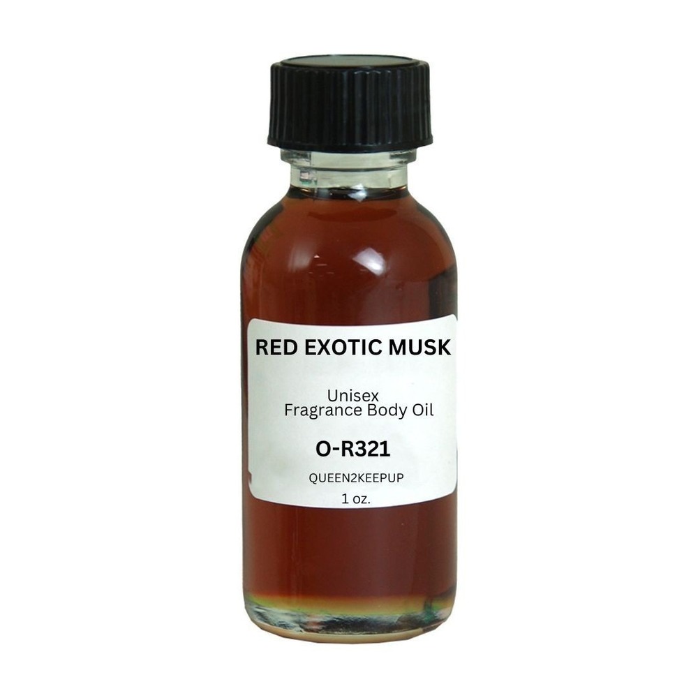 Red Exotic Musk (Unisex) Body Oil 1 oz Fragrance All Natural Scent